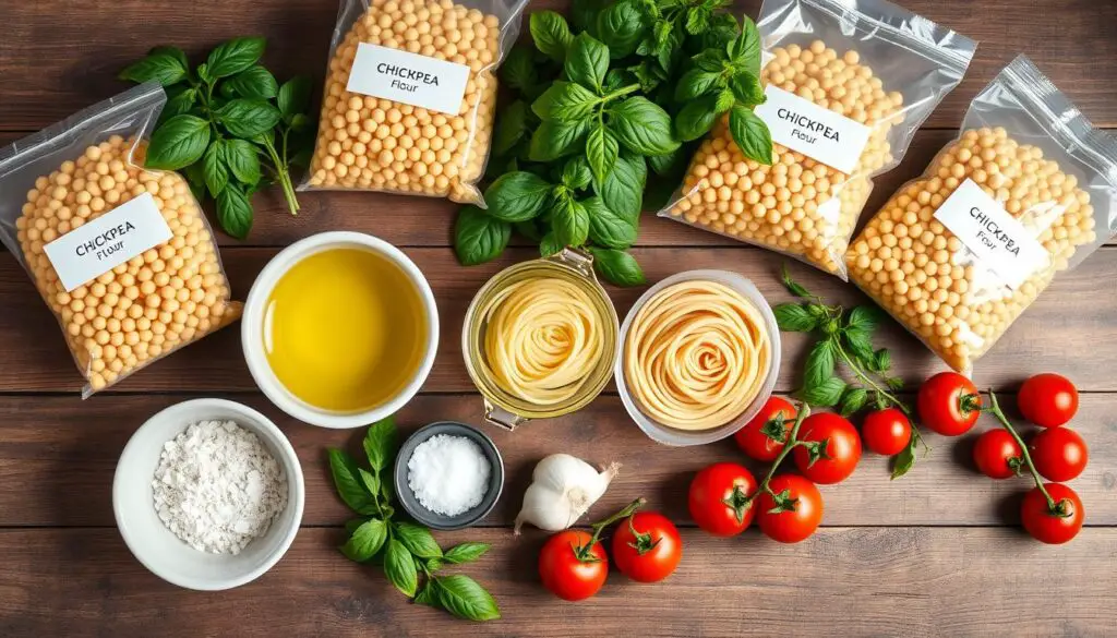 Chickpea Flour Pasta Ingredients Chickpea Flour Pasta Ingredients